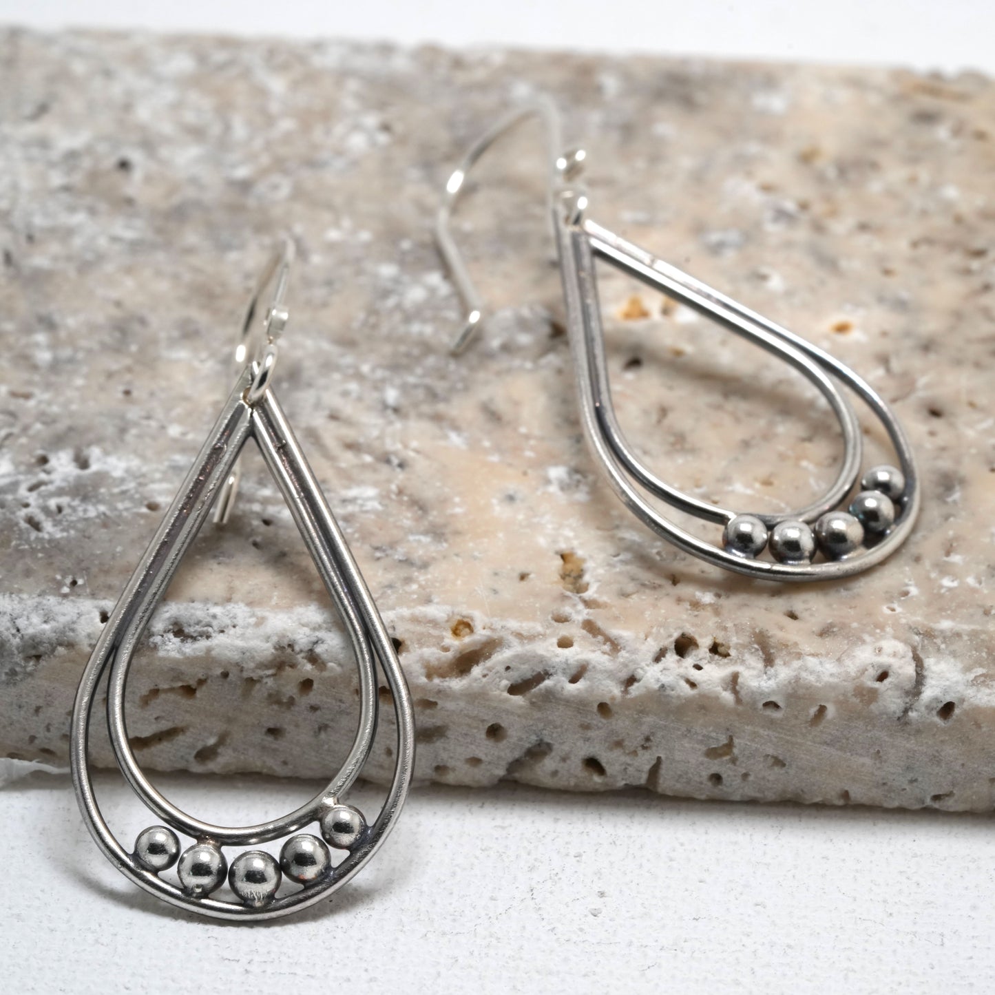 Double Teardrop Earrings