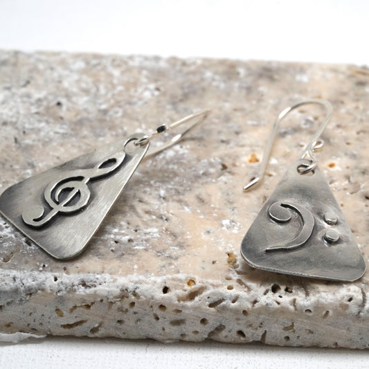 Clef Earrings