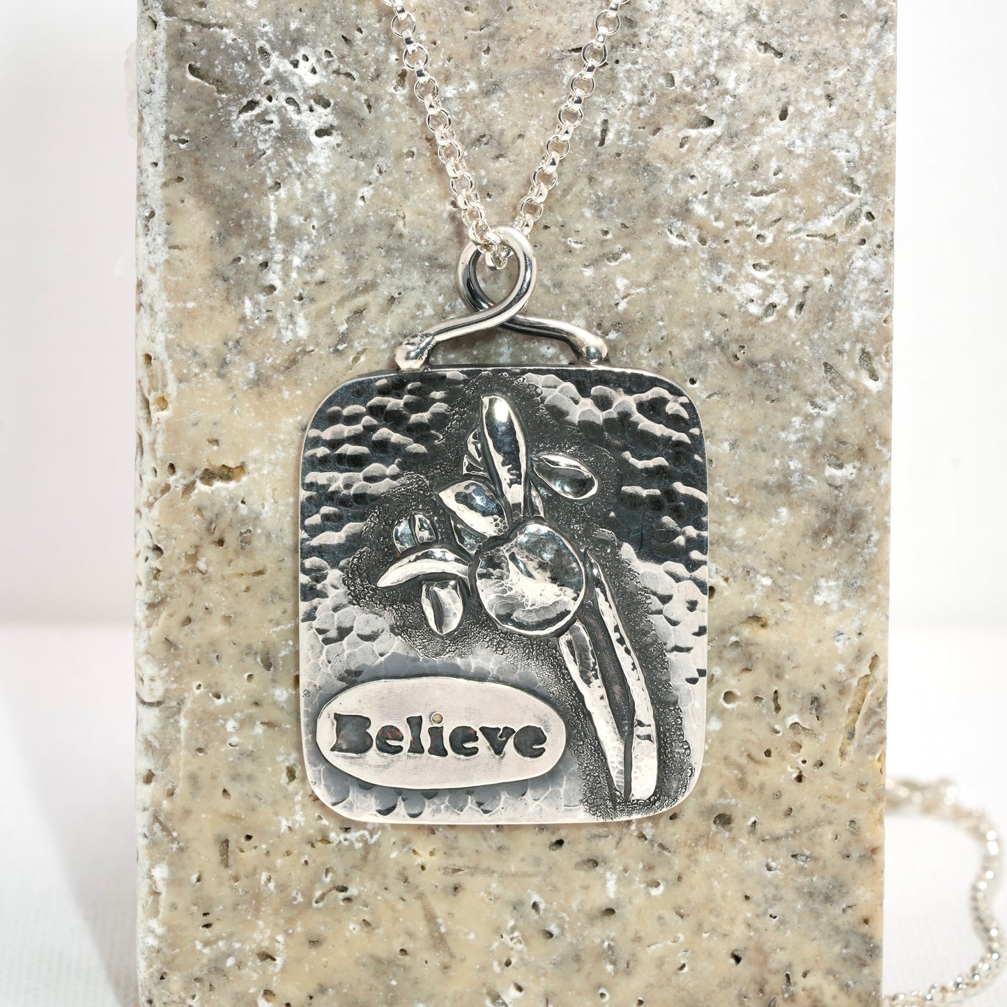 Believe Iris Pendant