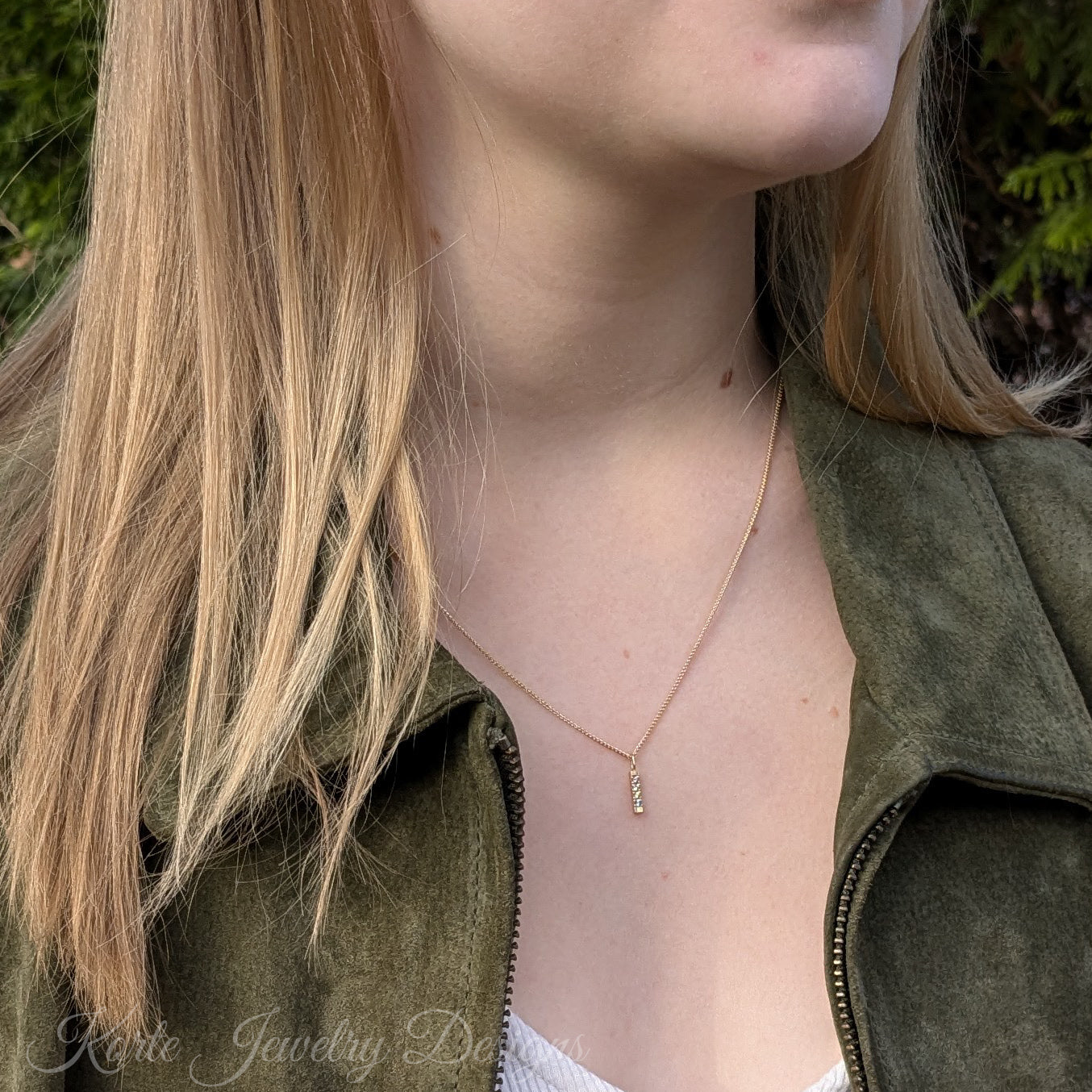 Tiny Pendant with Montana Sapphires