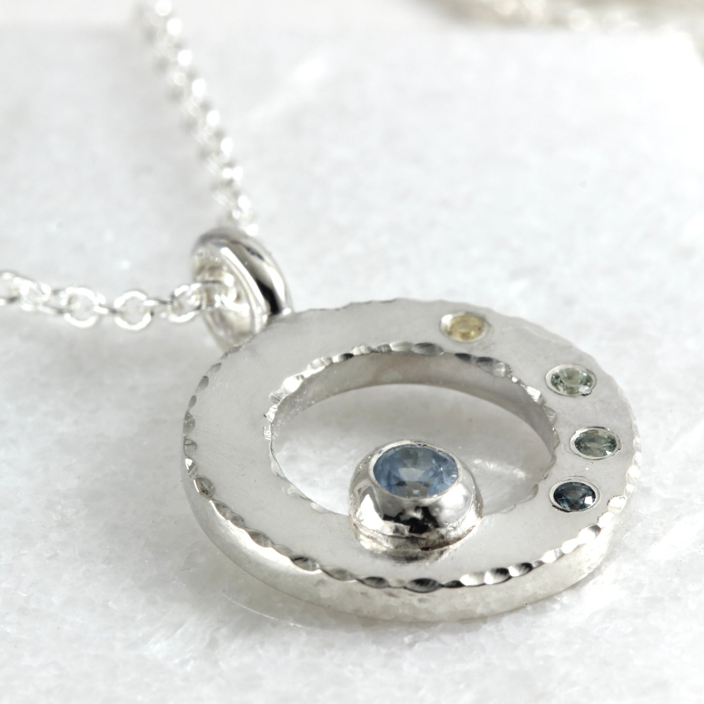 Orbit Sapphire Pendant