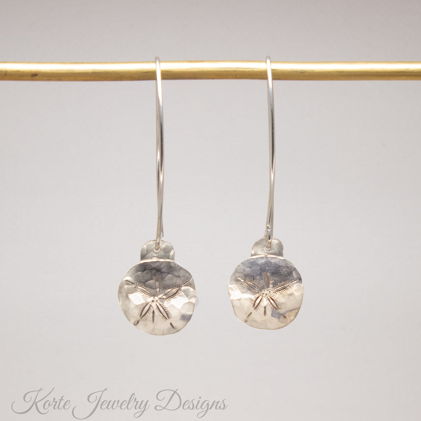 Tiny Sand Dollar Earrings