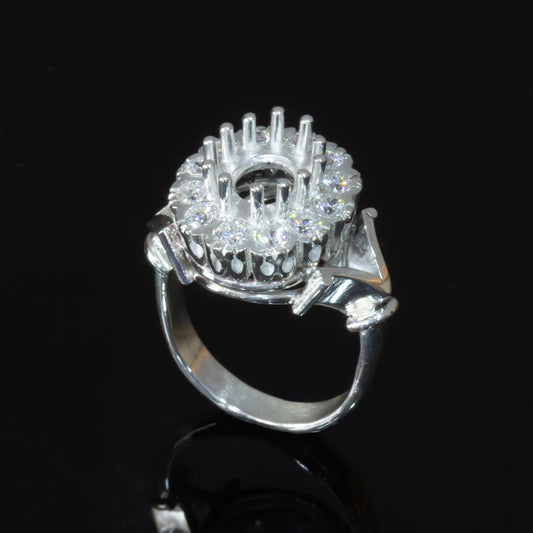 Thirteen Stone Cluster Ring