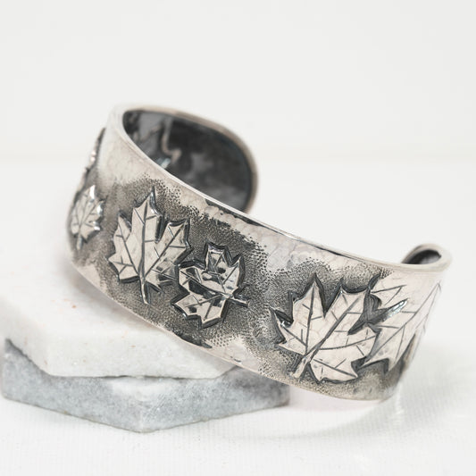 Maple Leaf Cuff Bracelet