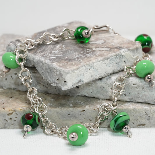 Shades of Green Bracelet
