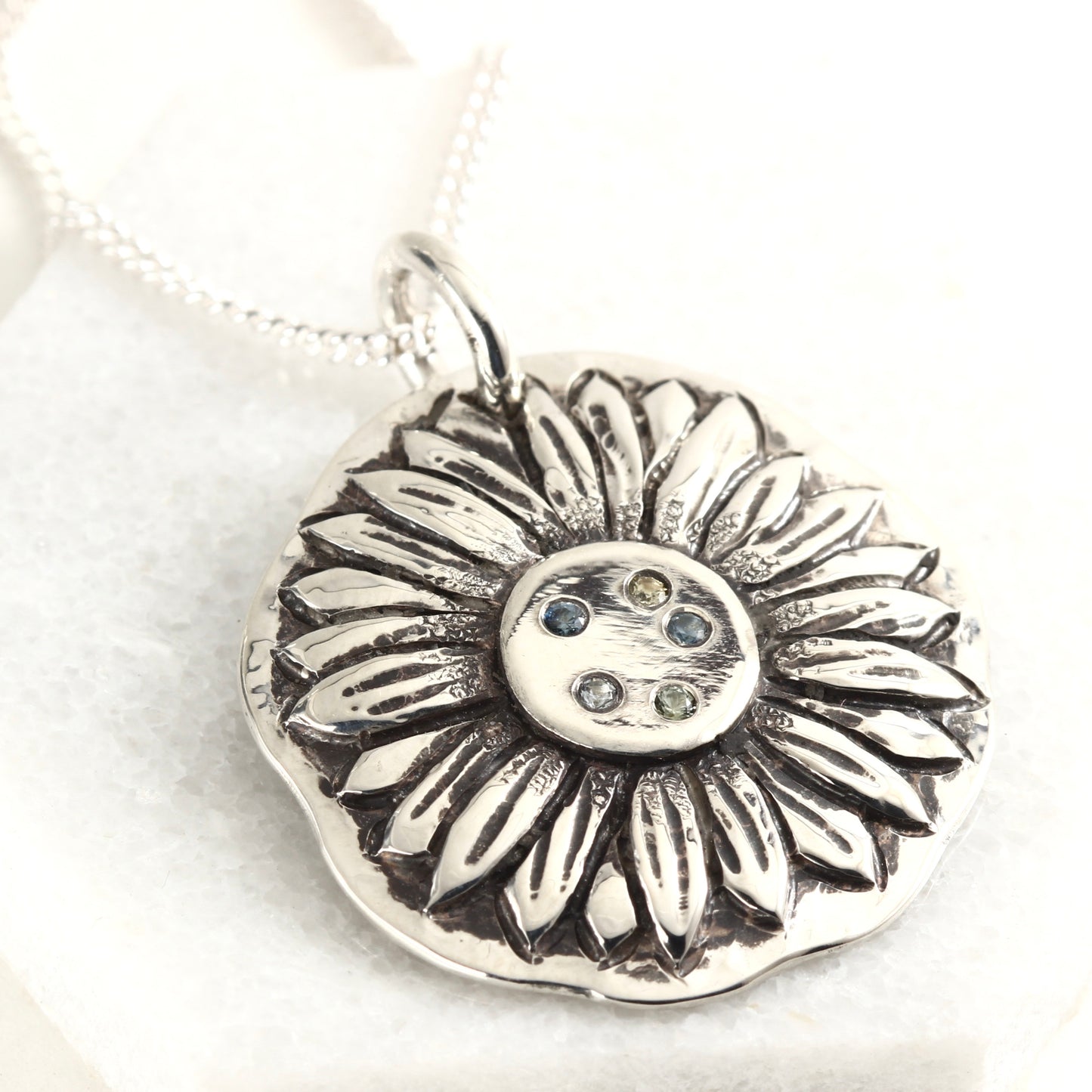 Wild Radiance Sunflower Pendant