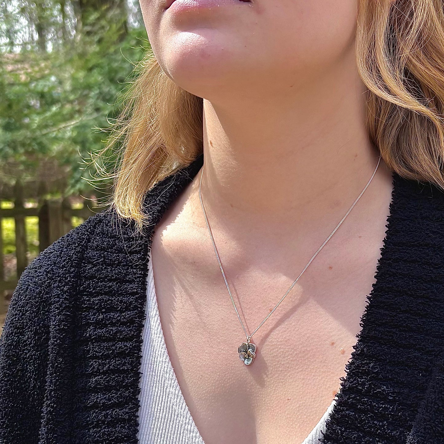 Wild Bloom – Violet Pendant