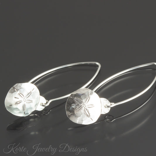 Tiny Sand Dollar Earrings