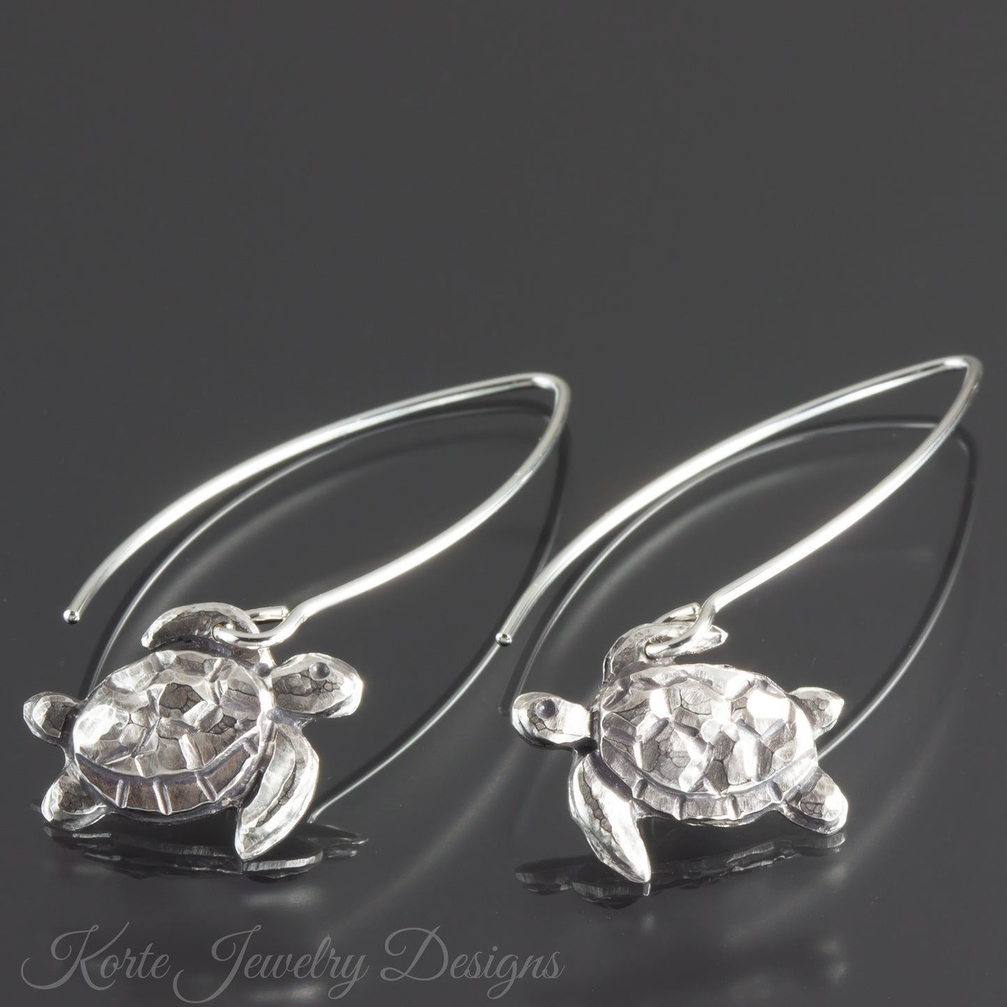 Tiny Sea Turtle Earrings