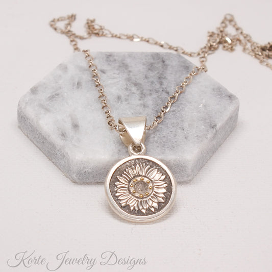 Sunflower Pendant